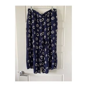 Floral Wide Leg Pants